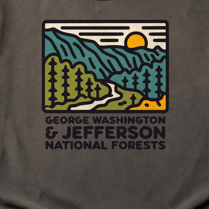 George Washington and Jefferson National Forests Cotton T-Shirt
