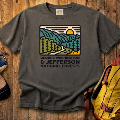 George Washington and Jefferson National Forests Cotton T-Shirt