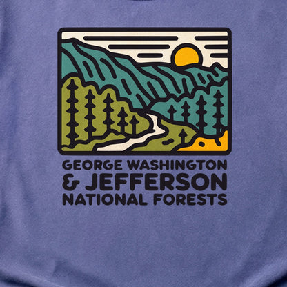 George Washington and Jefferson National Forests Cotton T-Shirt