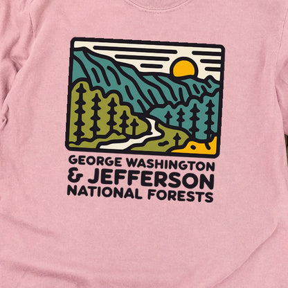 George Washington and Jefferson National Forests Cotton Long Sleeve