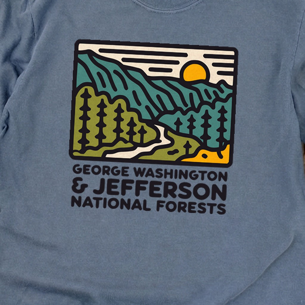 George Washington and Jefferson National Forests Cotton Long Sleeve