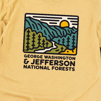 George Washington and Jefferson National Forests Cotton Long Sleeve