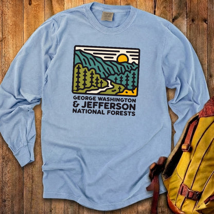 George Washington and Jefferson National Forests Cotton Long Sleeve