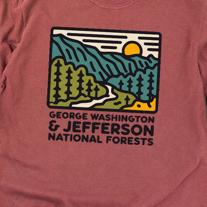 George Washington and Jefferson National Forests Cotton Long Sleeve