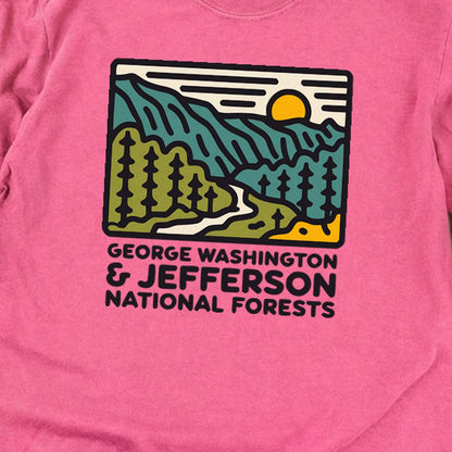 George Washington and Jefferson National Forests Cotton Long Sleeve