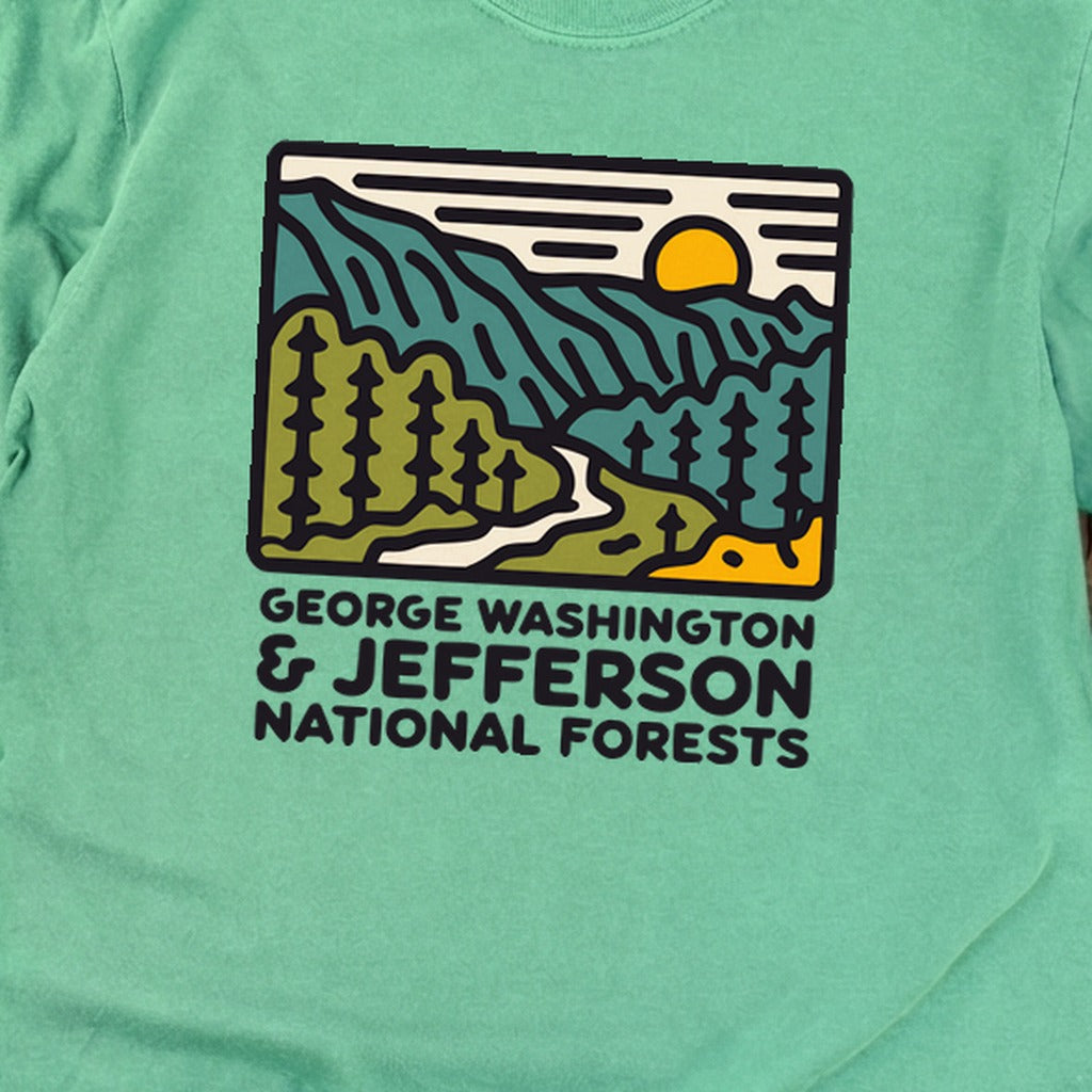 George Washington and Jefferson National Forests Cotton Long Sleeve