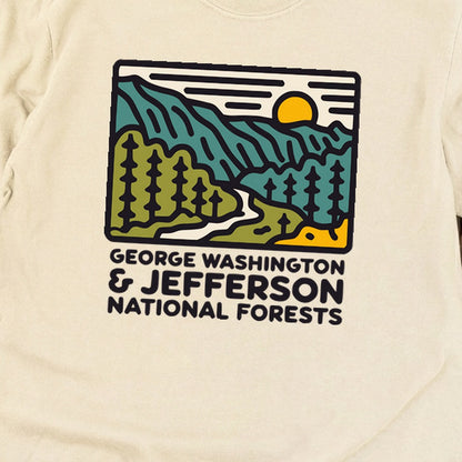 George Washington and Jefferson National Forests Cotton Long Sleeve
