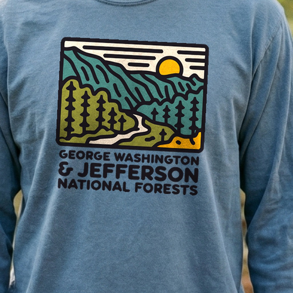George Washington and Jefferson National Forests Cotton Long Sleeve