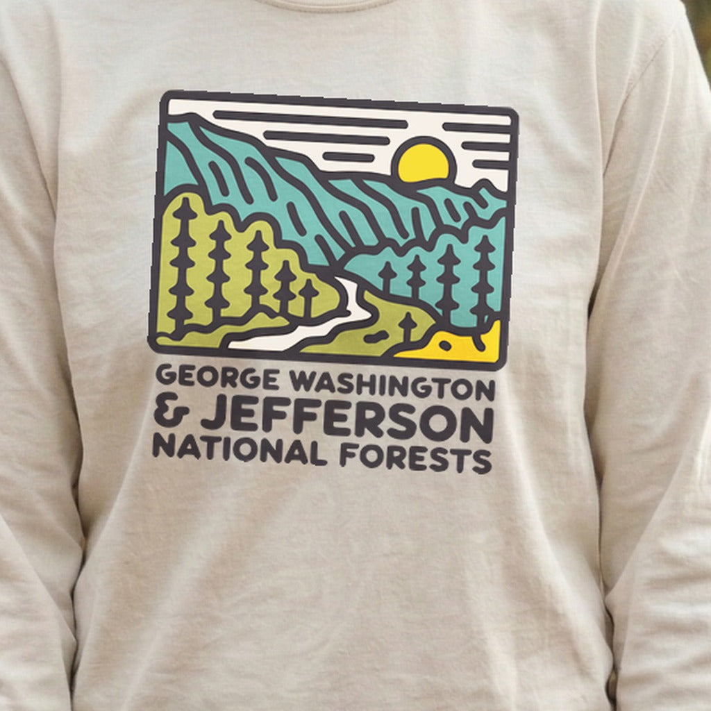 George Washington and Jefferson National Forests Cotton Long Sleeve