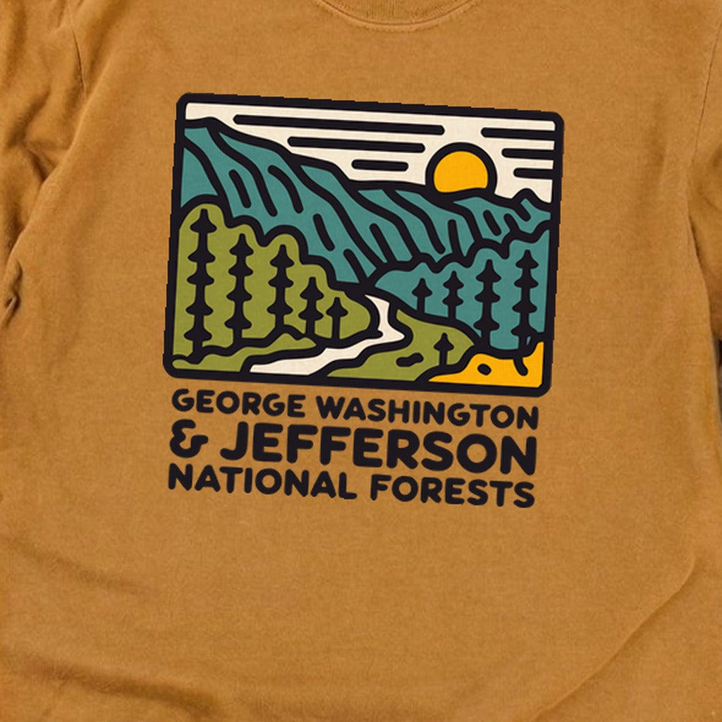 George Washington and Jefferson National Forests Cotton Long Sleeve