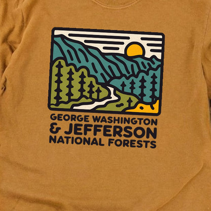 George Washington and Jefferson National Forests Cotton Long Sleeve