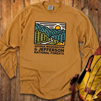 George Washington and Jefferson National Forests Cotton Long Sleeve