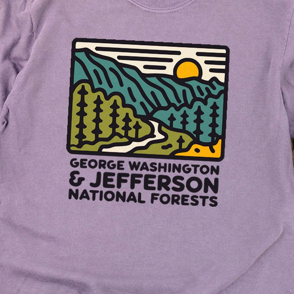 George Washington and Jefferson National Forests Cotton Long Sleeve
