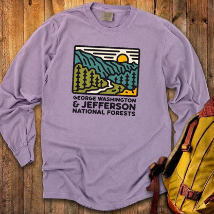 George Washington and Jefferson National Forests Cotton Long Sleeve