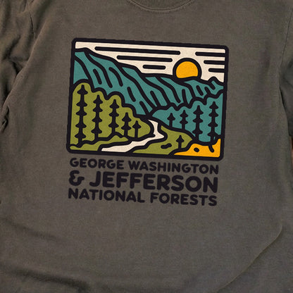 George Washington and Jefferson National Forests Cotton Long Sleeve