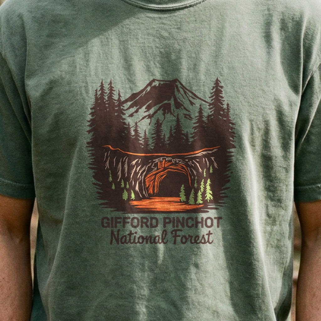 Gifford Pinchot National Forest Cotton T-Shirt