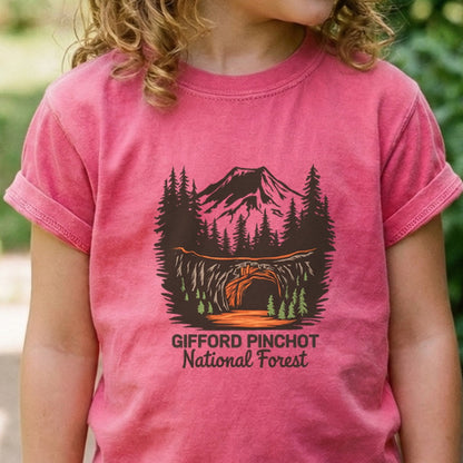 Gifford Pinchot National Forest Kids Cotton T-Shirt