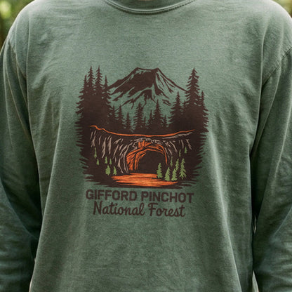 Gifford Pinchot National Forest Cotton Long Sleeve