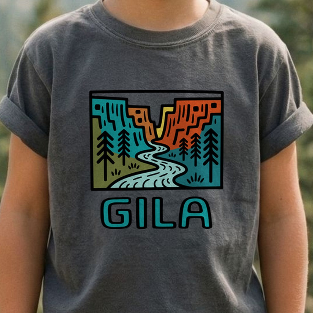 Gila National Forest Kids Cotton T-Shirt