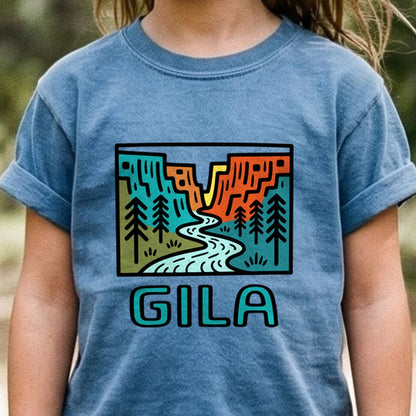 Gila National Forest Kids Cotton T-Shirt