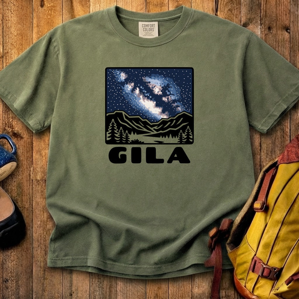 Gila National Forest at Night Cotton T-Shirt
