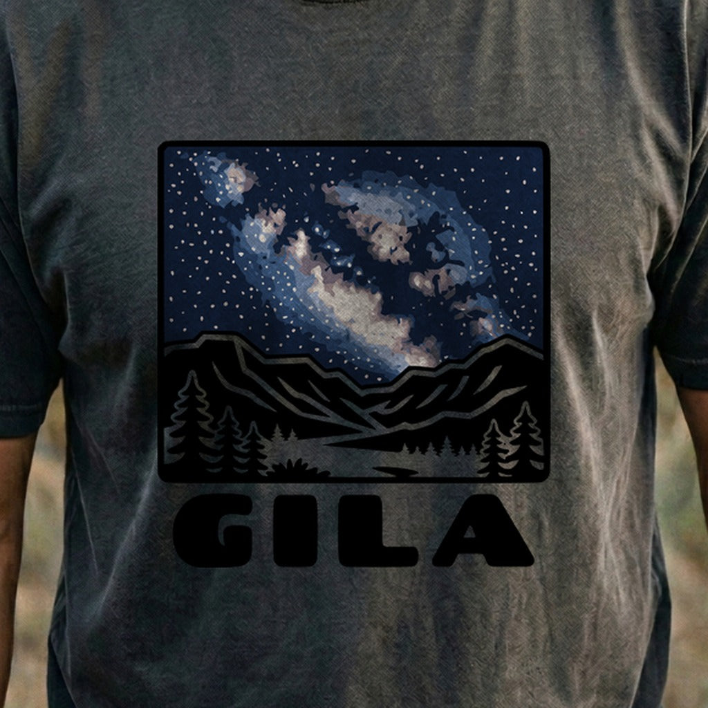 Gila National Forest at Night Cotton T-Shirt