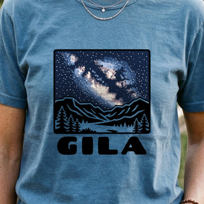 Gila National Forest at Night Cotton T-Shirt