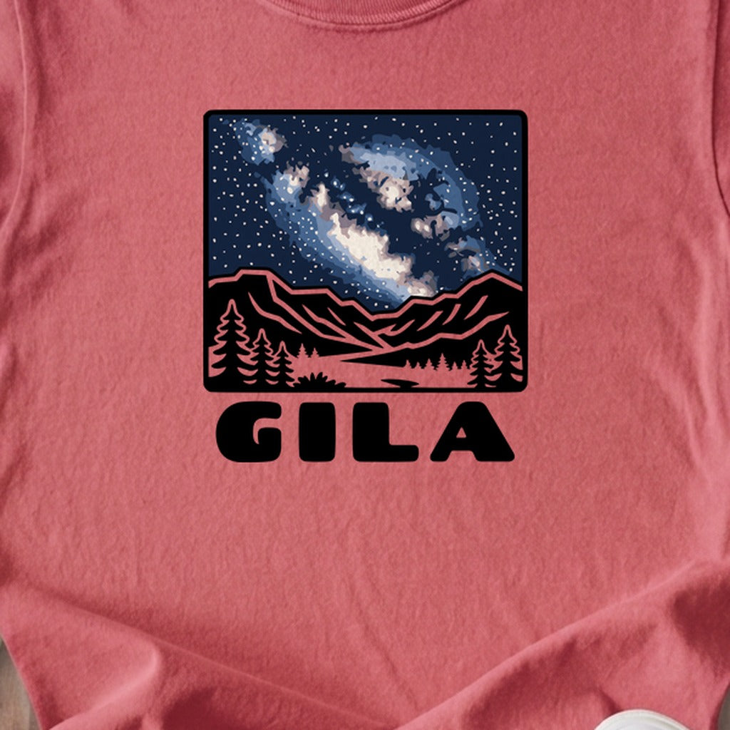 Gila National Forest at Night Kids Cotton T-Shirt