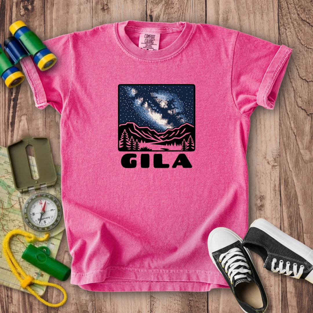 Gila National Forest at Night Kids Cotton T-Shirt