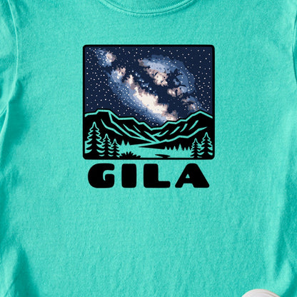 Gila National Forest at Night Kids Cotton T-Shirt