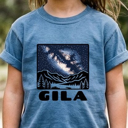 Gila National Forest at Night Kids Cotton T-Shirt