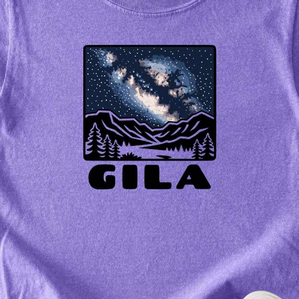 Gila National Forest at Night Kids Cotton T-Shirt