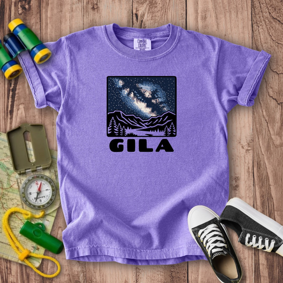 Gila National Forest at Night Kids Cotton T-Shirt