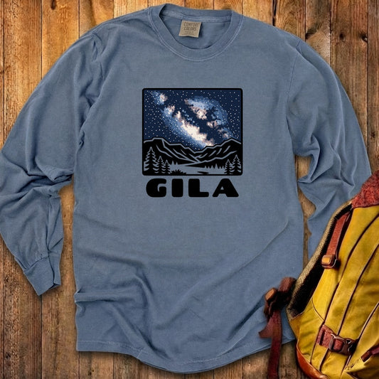 Gila National Forest at Night Cotton Long Sleeve
