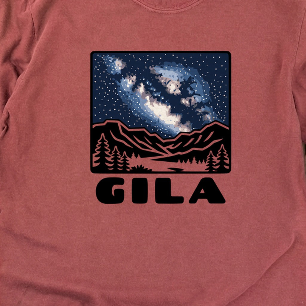 Gila National Forest at Night Cotton Long Sleeve