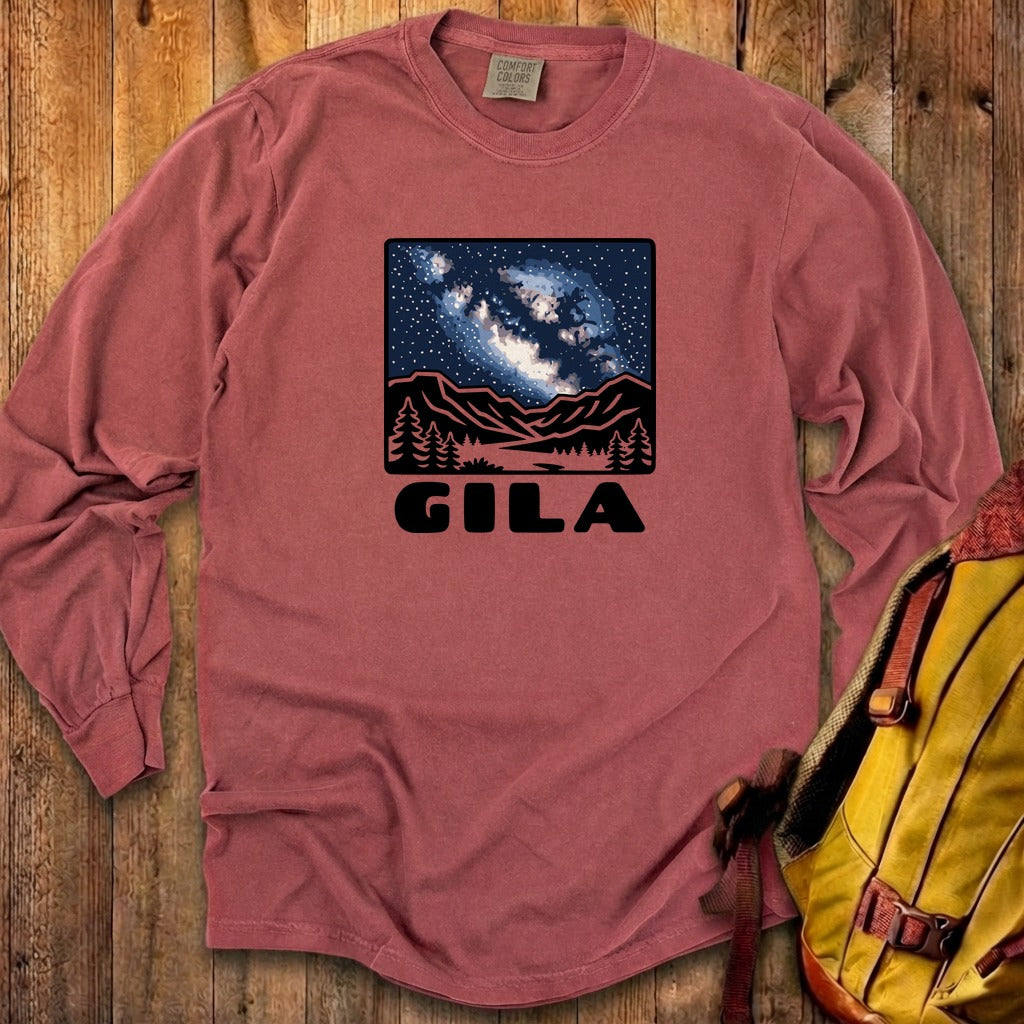 Gila National Forest at Night Cotton Long Sleeve
