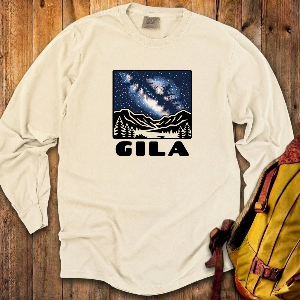 Gila National Forest at Night Cotton Long Sleeve