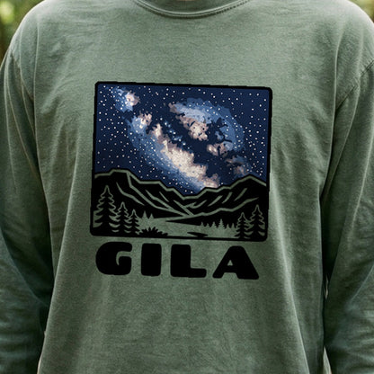Gila National Forest at Night Cotton Long Sleeve