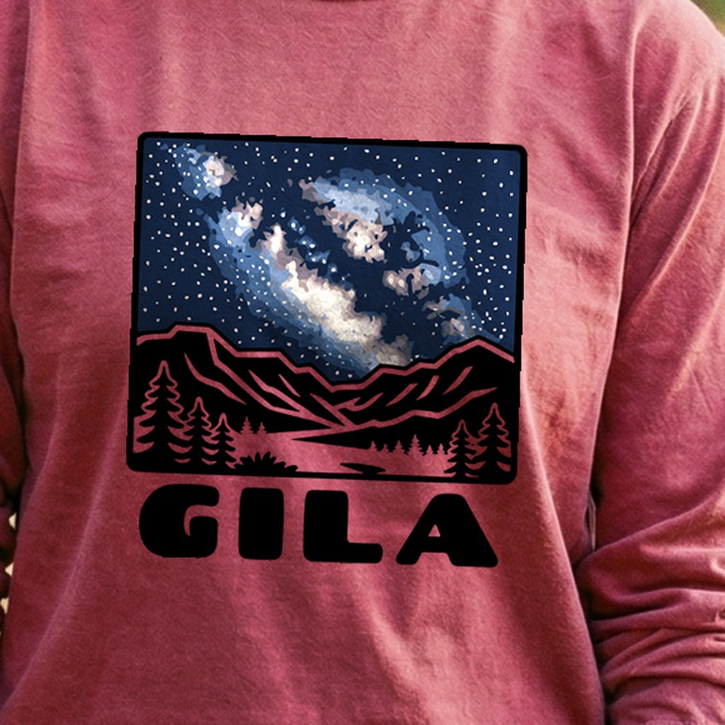 Gila National Forest at Night Cotton Long Sleeve