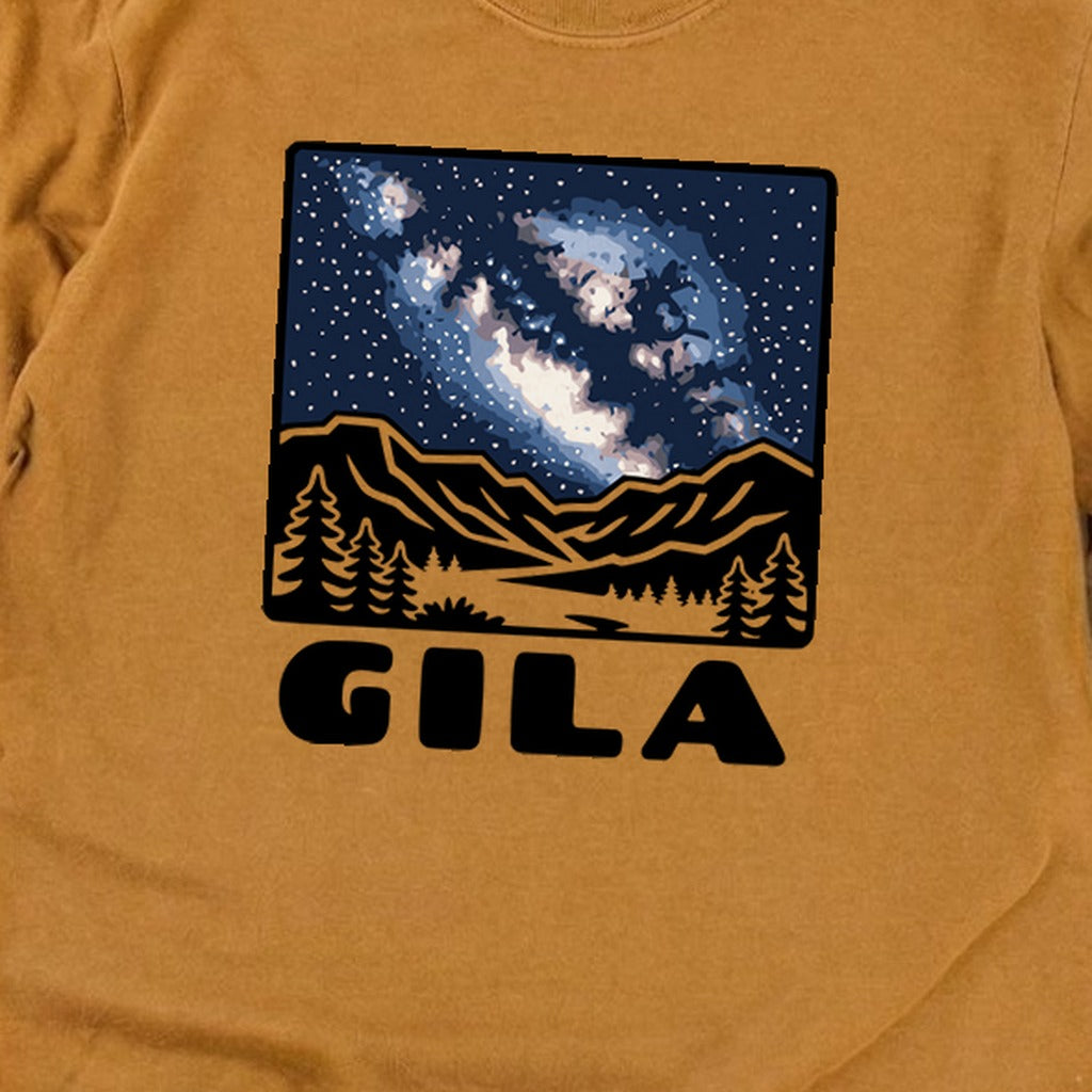 Gila National Forest at Night Cotton Long Sleeve