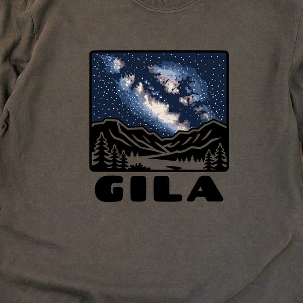 Gila National Forest at Night Cotton Long Sleeve