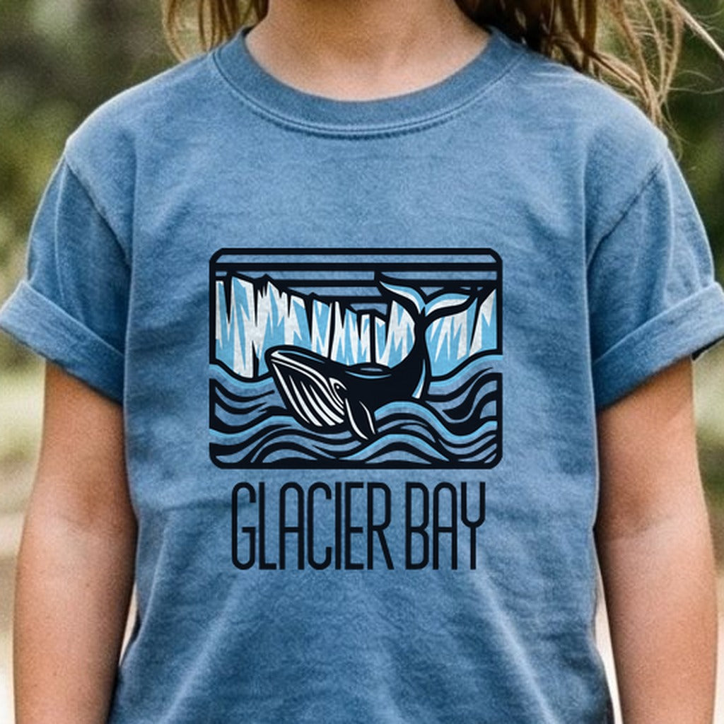 Glacier Bay National Park Kids Cotton T-Shirt
