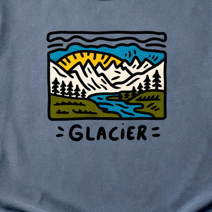 Glacier National Park Cotton T-Shirt