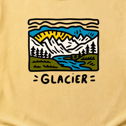 Glacier National Park Cotton T-Shirt