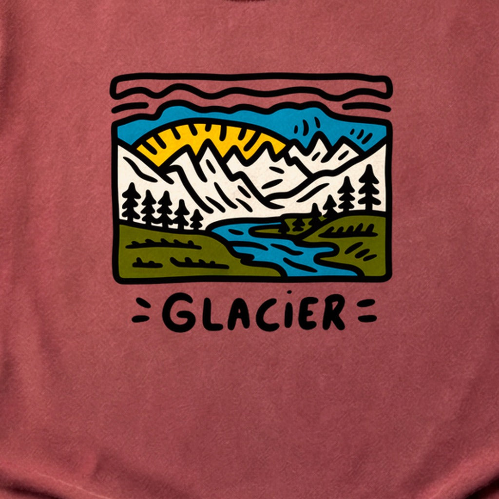 Glacier National Park Cotton T-Shirt