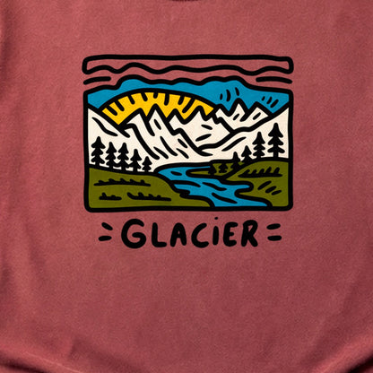 Glacier National Park Cotton T-Shirt