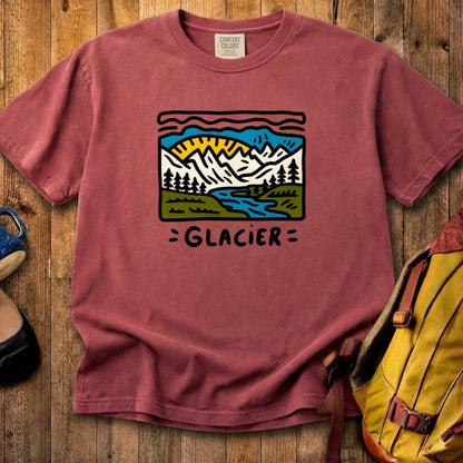 Glacier National Park Cotton T-Shirt
