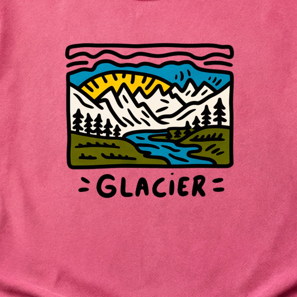 Glacier National Park Cotton T-Shirt