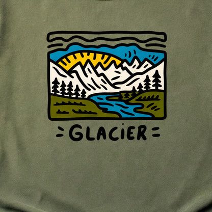 Glacier National Park Cotton T-Shirt