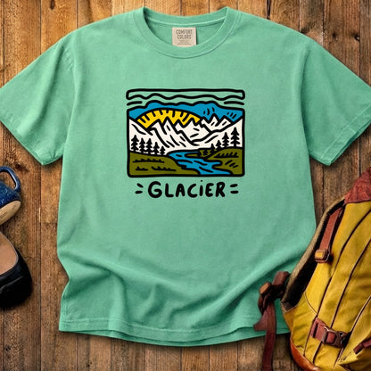 Glacier National Park Cotton T-Shirt